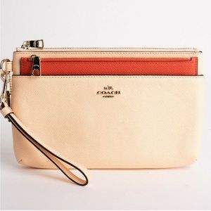 Coach Large Pop Up Pouch Wristlet